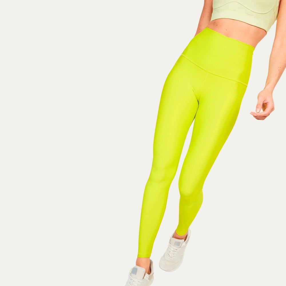 Extra High Waisted Old Navy Neon Green Leggings